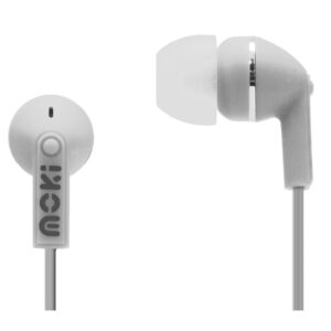 Moki Dots ACC-HPDOT Wired In-Ear Headphones - White - NZ DEPOT