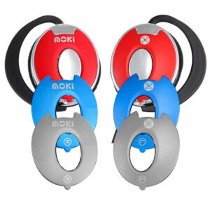 Moki Headphones - Red / Silver / Blue - NZ DEPOT