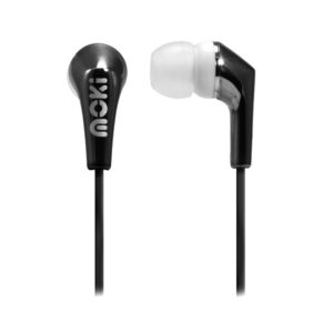 Moki Metallics ACC-HPMLC Wired In-Ear Headphones - Black - NZ DEPOT