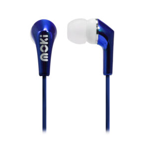 Moki Metallics ACC-HPMLC Wired In-Ear Headphones - Blue - NZ DEPOT
