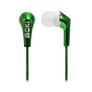 Moki Metallics ACC-HPMLC Wired In-Ear Headphones - Green - NZ DEPOT