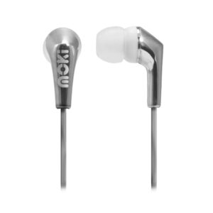 Moki Metallics ACC-HPMLC Wired In-Ear Headphones - Silver - NZ DEPOT