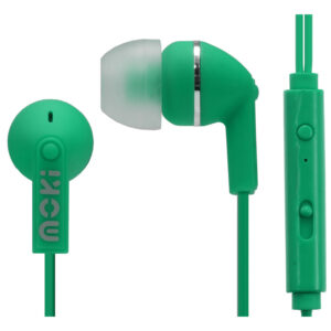 Moki Mic & Control ACC-HCBM Wired In-Ear Headphones - Green > Headphones & Audio > Headphones & Earphones > Wired Earphones - NZ DEPOT