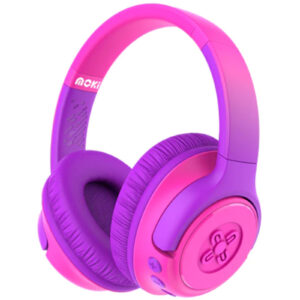 Moki Mixi Kids Volume Limited Wireless Headphones Pink Purple NZDEPOT - NZ DEPOT