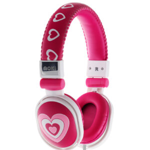 Moki Popper ACC HPP Wired On Ear Headphones Hearts 3 NZDEPOT - NZ DEPOT