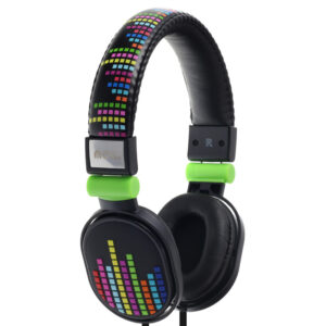 Moki Popper ACC-HPP Wired On-Ear Headphones - Levels Black - NZ DEPOT