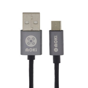 Moki SynCharge ACC-MSTMCAB Micro USB Cable - Braided - 90cm - NZ DEPOT