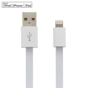 Moki SynCharge ACC-MUSBLCAPO Lightning Cable - Pocket Size - 10cm - White - NZ DEPOT