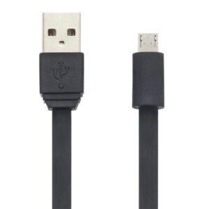 Moki SynCharge ACC-MUSBMCAB Micro USB Cable - 90cm - Black - NZ DEPOT