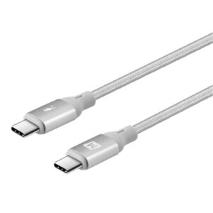 Momax 100W 1.2M USB-C To USB-C PD Fast Charging Cable - Silver