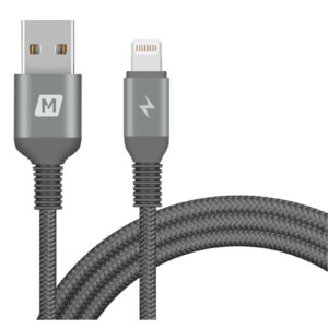 Momax ELITE Link Triple Braided Nylon 1.2m Lightning Cable Black Apple MFi CertifiedCompatible with Rugged phone case LifeProof iPhone Cases 6X Stronger 20000 SwingTest NZDEPOT - NZ DEPOT