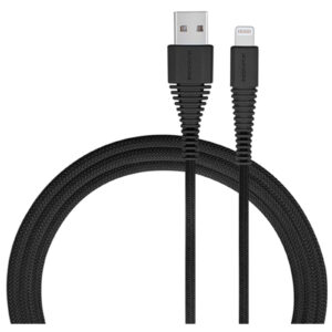 Momax TOUGH Link 1.2m ChargeSync Lightning Cable Black Apple MFi CertifiedHEAVY DUTY Durable Flexible Resilient Nylon NZDEPOT - NZ DEPOT
