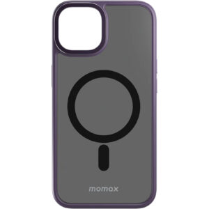 Momax iPhone 14 Pro (6.1") Hybrid Magnetic Case - Purple - Metal Ring Camera Protection