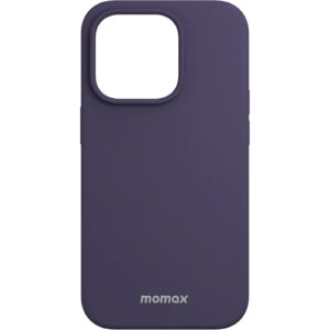 Momax iPhone 14 Pro (6.1") Liquid Silicone Magnetic Case - Purple - Silicone Grip