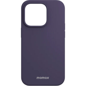Momax iPhone 14 Pro Max (6.7") Liquid Silicone Magnetic Case - Purple - Silicone Grip