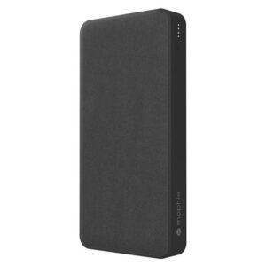 Mophie 20000mAh Power Bank Black Dual output USB C USB A Support 18W PD Fast Charging Stylish Fabric Finish Compact Convenient LED Power Indicator NZDEPOT - NZ DEPOT