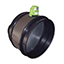 Motorised Damper (plastic) 24v 400dia c/w 12m lead (kit) - ATMD24V400 - Duct System Design - Zone Controls