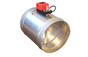 Motorised In Line Damper with Thermostat 150dia MILDT150 Duct Fittings Dampers Plastic Metal 1 - NZ DEPOT