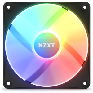 NZXT F120 Core RGB Black 120mm RGB FAN Single pack Requires NZXT RGB lighting Controller NZDEPOT - NZ DEPOT