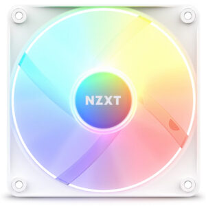 NZXT F120 Core RGB White 120mm RGB FAN Single pack Requires NZXT RGB lighting Controller NZDEPOT - NZ DEPOT