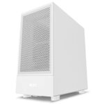 NZXT H5 White Flow Edition ATX MidTower Gaming Case Tempered Glass