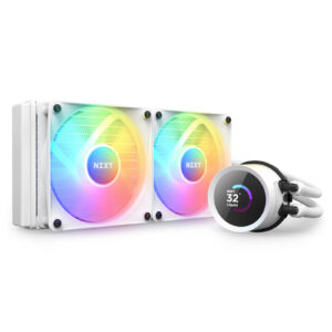 NZXT Kraken 240 RGB White All in one Water Cooling 240mm AIO Liquid Cooler with LCD Display