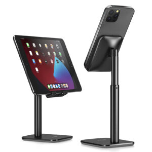 Nulaxy AS015L Phone Tablet Stand Black Height Angle Adjustable Support up to 4 10 Smart Phone iPad Nintedo Switch Kindle NZDEPOT - NZ DEPOT