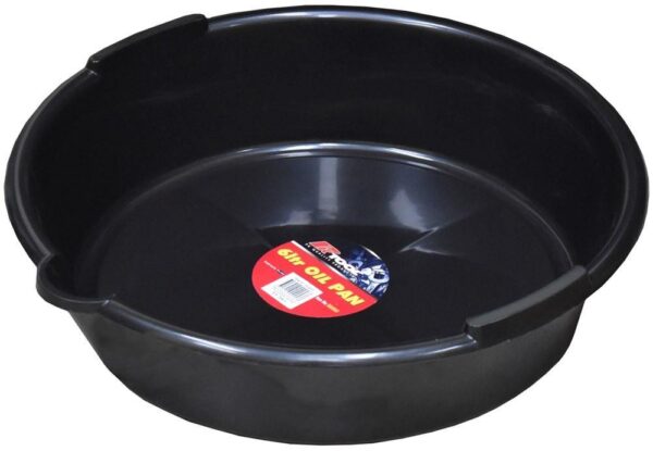 6Ltr Oil Pan- Use For Changing Your Oil And Filter- For Oil And Coolant Draining- Pouring Spout Makes Recycling Easier- Multiple Application Use- 6Ltr Oil Pan