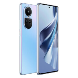 OPPO Reno10 5G Dual SIM Smartphone 8G256GB Ice Blue 120Hz 6.7 FHD AMOLED Screen Dimensity 7050 processor NFC 67W SUPERVOOC Fast Charge 2 Year Warranty NZDEPOT - NZ DEPOT
