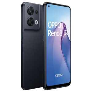 OPPO Reno8 5G Dual SIM Smartphone 8GB+256GB- Shimmer Black - 2 Years Warranty