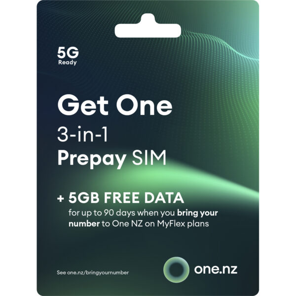 One NZ Hangsell Prepay Triple SIM card - NZ DEPOT