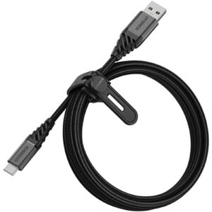 OtterBox 2M Premium USB-C to USB-A Cable - Dark Ash Black