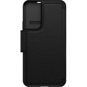 OtterBox Galaxy S22 5G Strada Series Case Shadow Black Premium leather Slim profileMagnetic latch Card holder secures cash or cards NZDEPOT - NZ DEPOT