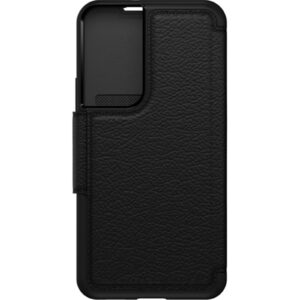 OtterBox Galaxy S22 5G Strada Series Case - Shadow Black Premium leather