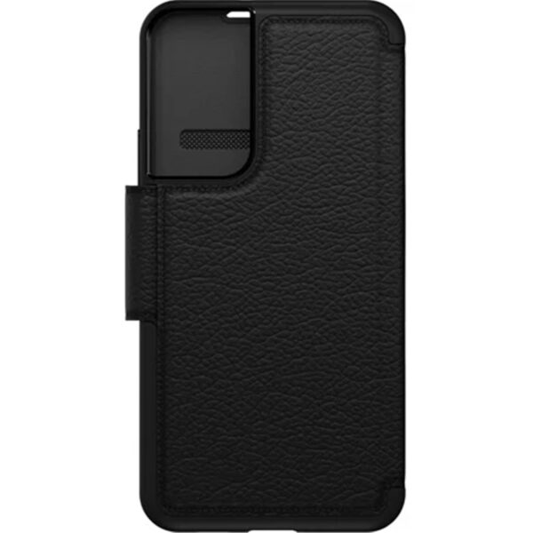 OtterBox Galaxy S22+ 5G Strada Series Case - Shadow Black Premium leather