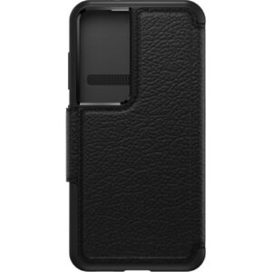 OtterBox Galaxy S23 5G Strada Series Case Shadow Black Premium leather Slim profileMagnetic latch Card holder secures cash or cards NZDEPOT - NZ DEPOT
