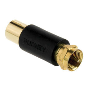 PUDNEY P3507 Coaxial Socket to F Plug Adapter - NZ DEPOT