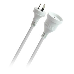PUDNEY P4102 2m Power Extension Cable Cord AUNZ SAA APPROVED 240v AC power lead. 3 pin AC connector NZDEPOT - NZ DEPOT