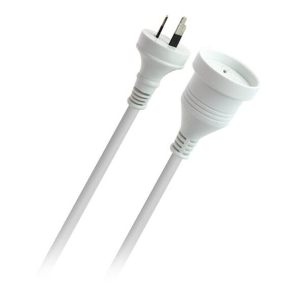 PUDNEY P4102 2m Power Extension Cable Cord AU/NZ SAA APPROVED 240v AC power lead. 3 pin AC connector - NZ DEPOT