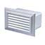 PVCduct flat grille 92x231mm BE64x208mm (to fit 60x204) - VE871 - Duct - PVC Ducting