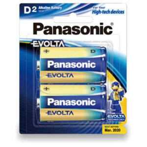 Panasonic LR20EG/2B Evolta D 2 Pack - NZ DEPOT