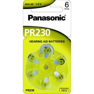 Panasonic PR230H 6pc Hearing Aid Zinc Air 1.4v Batteries aka PZA230 PR10 NZDEPOT - NZ DEPOT