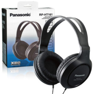 Panasonic RP HT161 Wired Over Ear Headphones Black NZDEPOT - NZ DEPOT