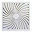 Plastic Swirl Diffuser Airnamic Square 600mm (limited stock) - TXAIRNAMIC-Q-Z-F600H - Specials - Clearance & Obsolete Grilles & Diffusers