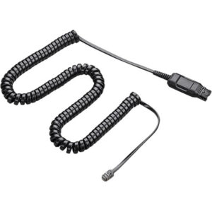 Poly 49323-46 HIC-10 QD ADAPTER CABLE with Quick Disconnect for connecting corded headsets directly to Avaya phone - NZ DEPOT