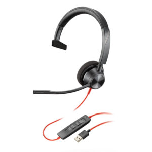 Poly BlackWire 3310 USB Monaural Headset 1 Poly BlackWire 3310 USB Monaural Headset NZDEPOT - NZ DEPOT