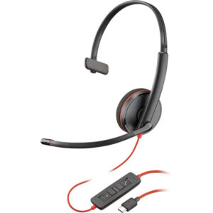 Poly Blackwire C3215 USB C Monaural Headset NZDEPOT - NZ DEPOT