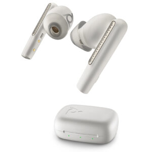 Poly Voyager Free 60 True Wireless Noise Cancelling In Ear UC Earset White Sand NZDEPOT - NZ DEPOT