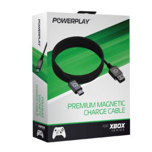 PowerPlay Xbox Series X Premium Magnetic Charge Cable Black NZDEPOT - NZ DEPOT