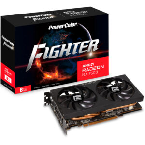 Powercolor Fighter AMD Radeon RX 7600 8GB GDDR6 Graphics Card - NZ DEPOT